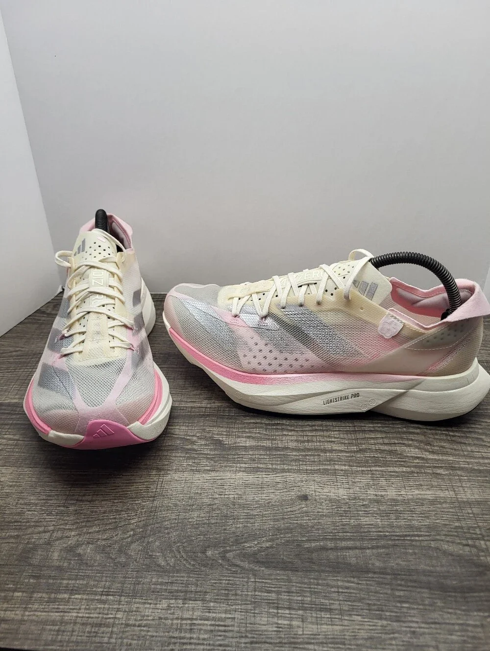 Adidas Adizero Adios Pro 3 Womens Size 10 Pink Silver Running Shoe IG6425